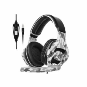 Auricular Headset Sades 708Gt Camuflado Blanco